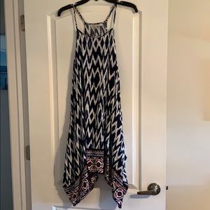 asymmetrical loose fitting dress